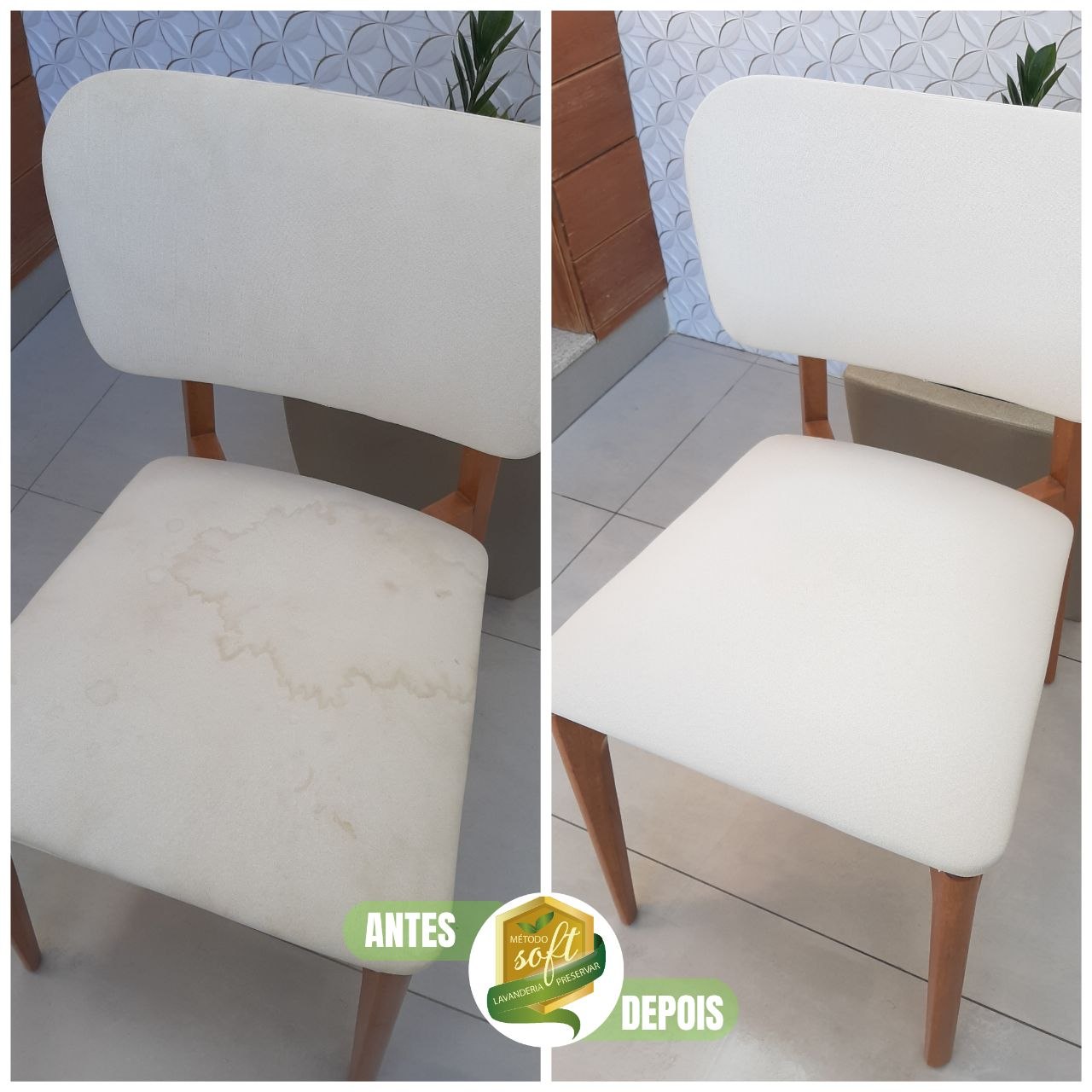 Serviço realizado pela Lavanderia Preservar